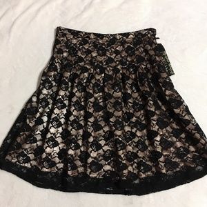 Vertigo Paris Black Lace Skirt
